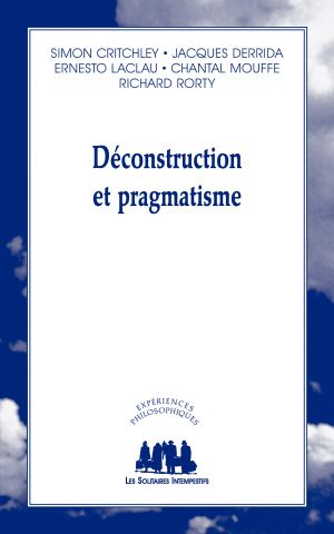 Couverture du livre "Déconstruction et pragmatisme"