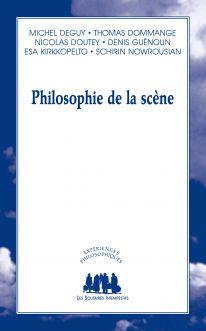 Couverture du livre "Philosophie de la scène"